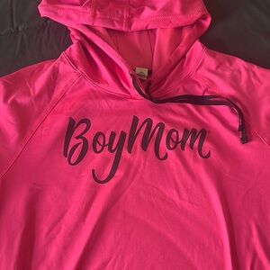 Pink BoyMom Hoodie